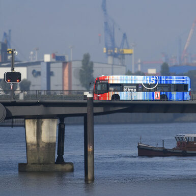 Klimabus in Hamburg