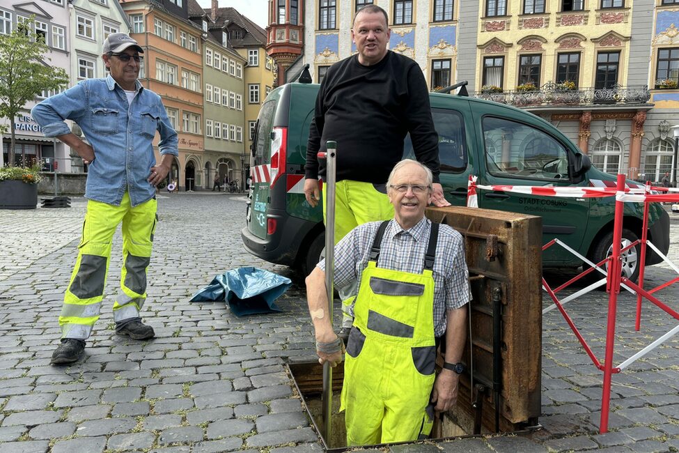 Brunnenteam des Grünflächenamts