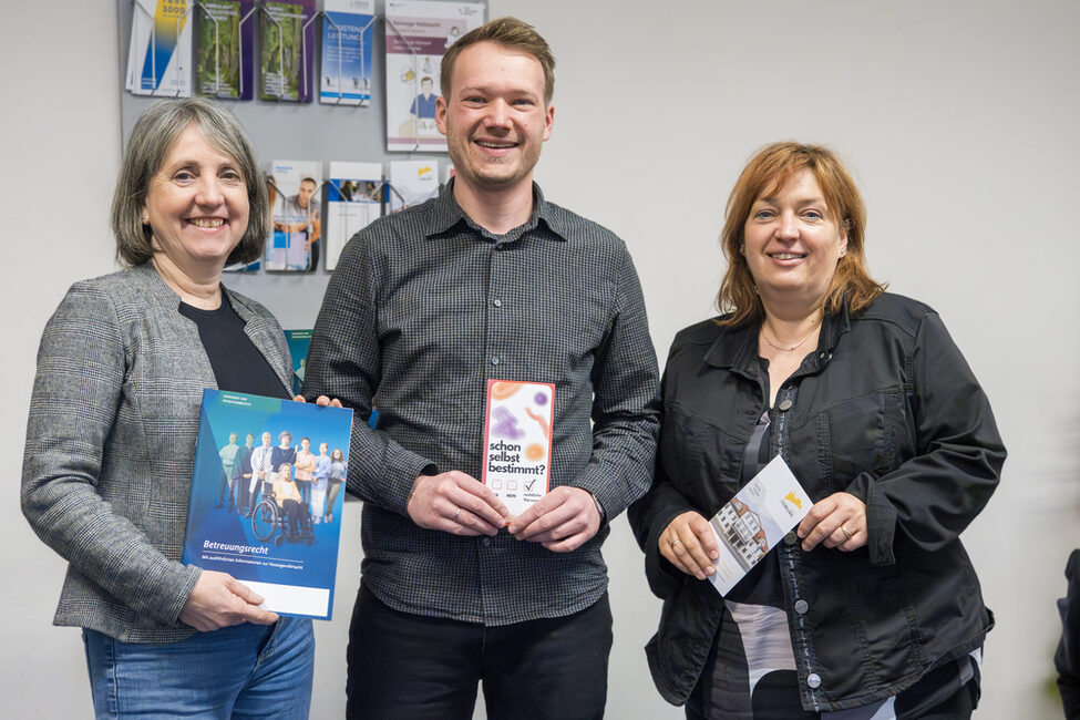 Das Team der Betreuungsstelle: Sabine Doerenkamp-Steiner, Gerrit Lepper und Heike Ötter.