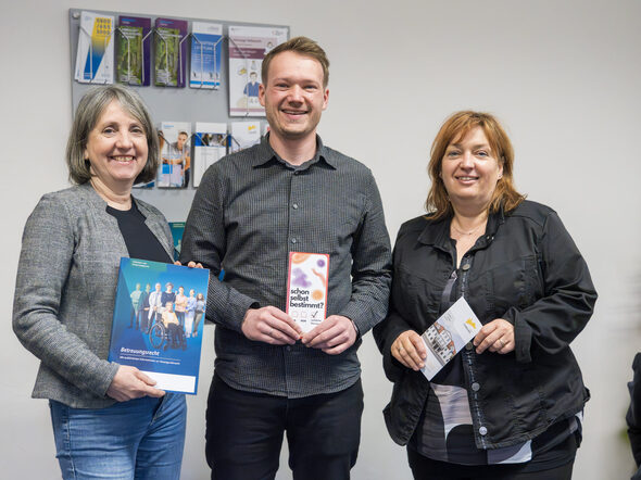 Das Team der Betreuungsstelle: Sabine Doerenkamp-Steiner, Gerrit Lepper und Heike Ötter.