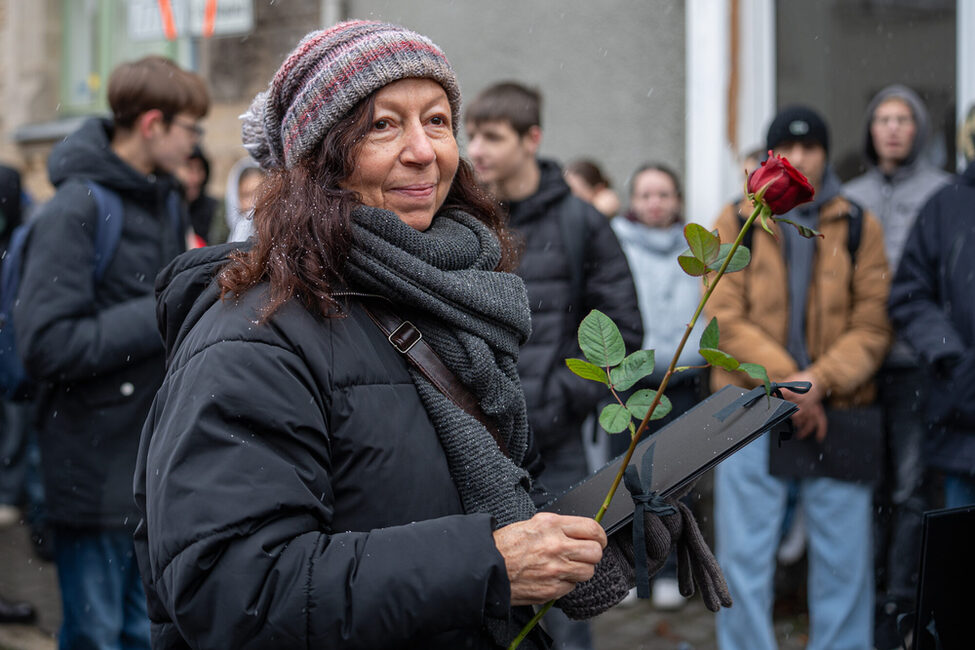 Stolpersteinverlegung 2024 mit 3. Bürgermeister Can Aydin