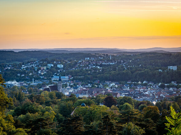 Blick von der Veste auf Coburg