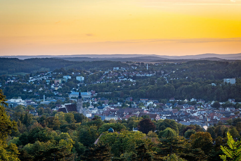 Blick von der Veste auf Coburg