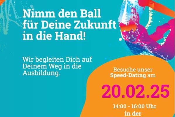 Flyer zum Doppelpass-Speeddating am 20.02.2024