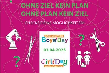 Flyer zum Girls und Boys Day am 3. April 2025