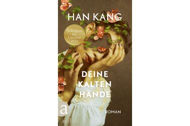 Cover Frauengesicht mit Händen und Blumenranken